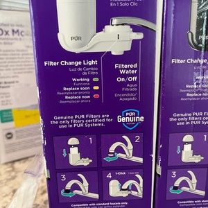 Pur Water Faucet filtration clip on